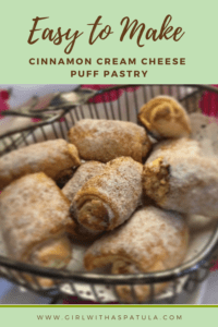 Cinnamon Cream Cheese Puff Pastry