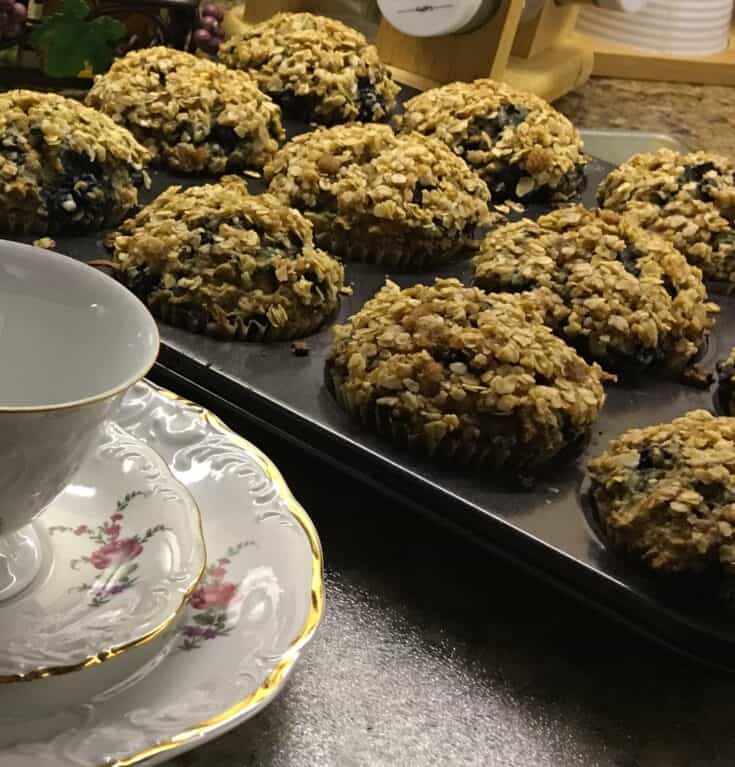 Blueberry Crumble Muffins