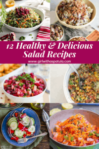 Healthy Salad Recipes Pin