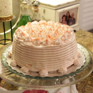 sfoglia cake on a platter