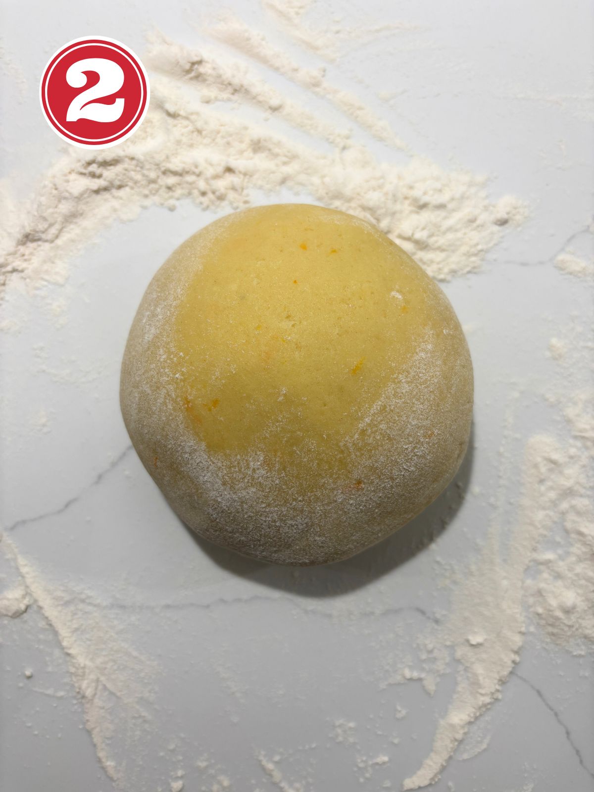 cookie dough on a floured surface
