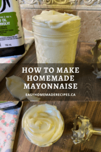 Homemade Mayonnaise PIN