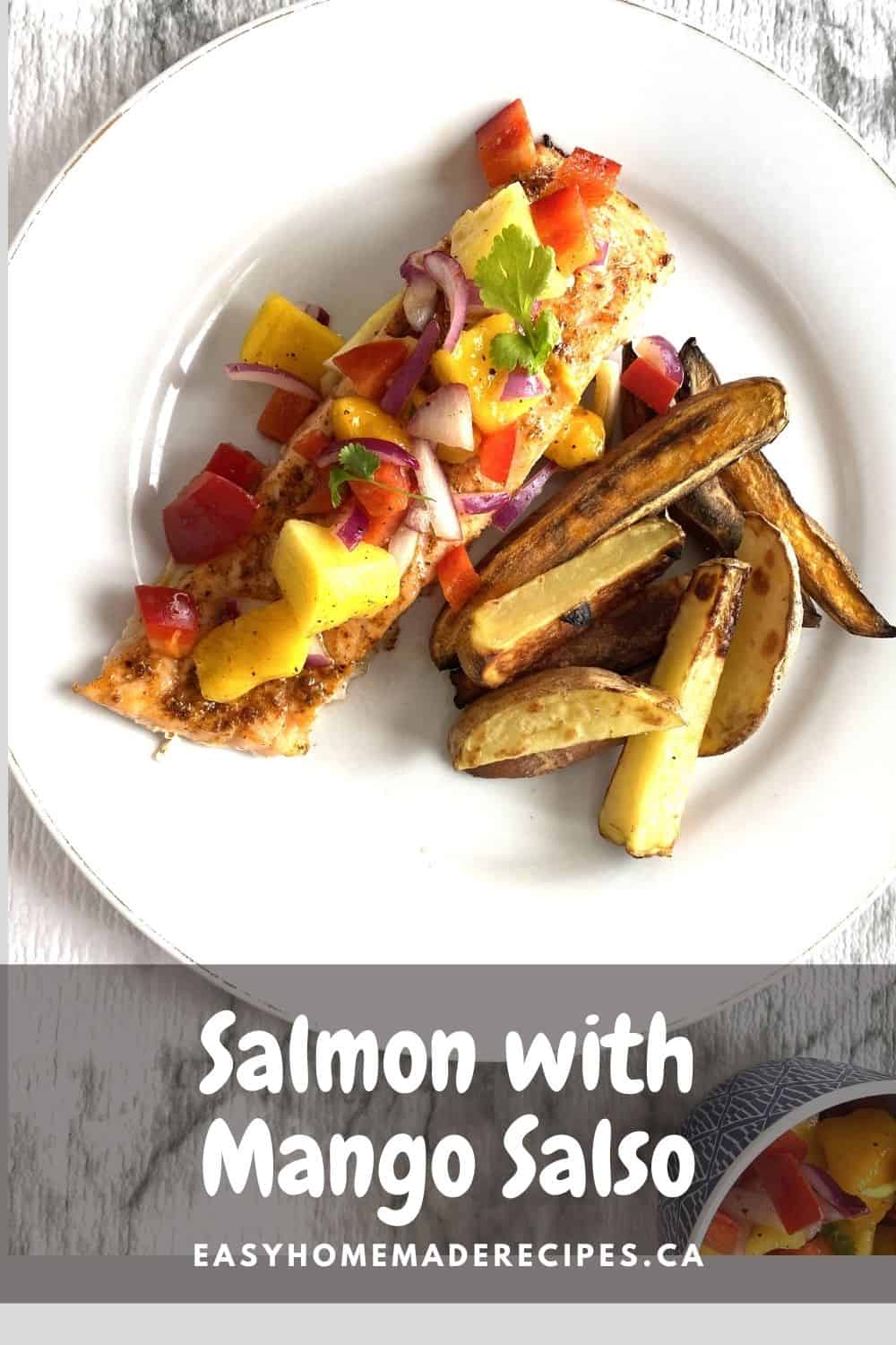 Salmon with Mango Salsa PIN