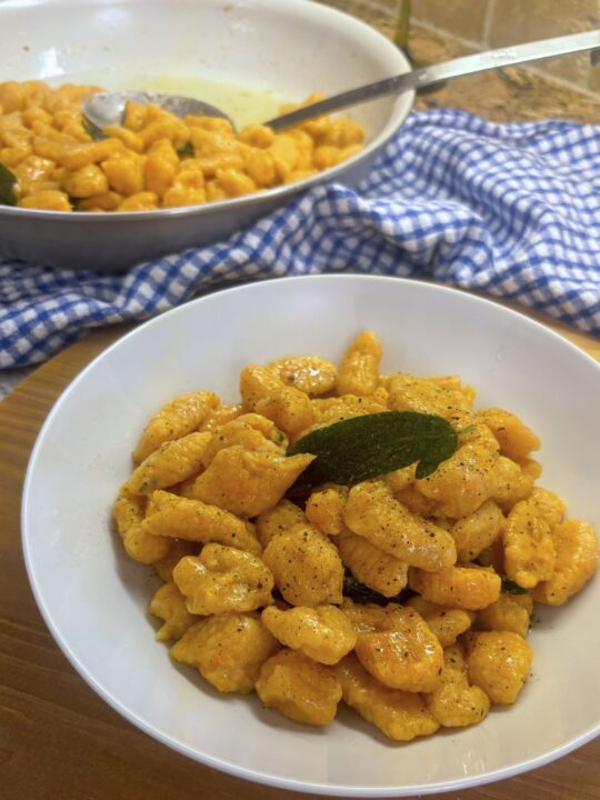 Sweet Potato Gnocchi with Brown Butter and Sage Sauce