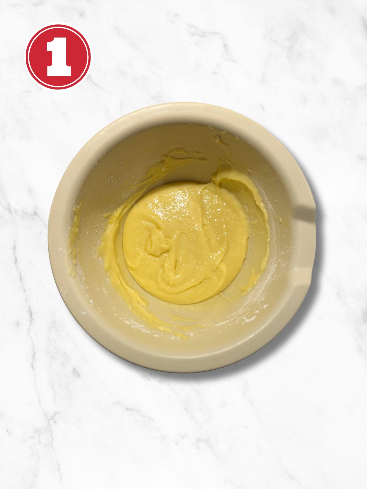 pizzelle dough in a bowl