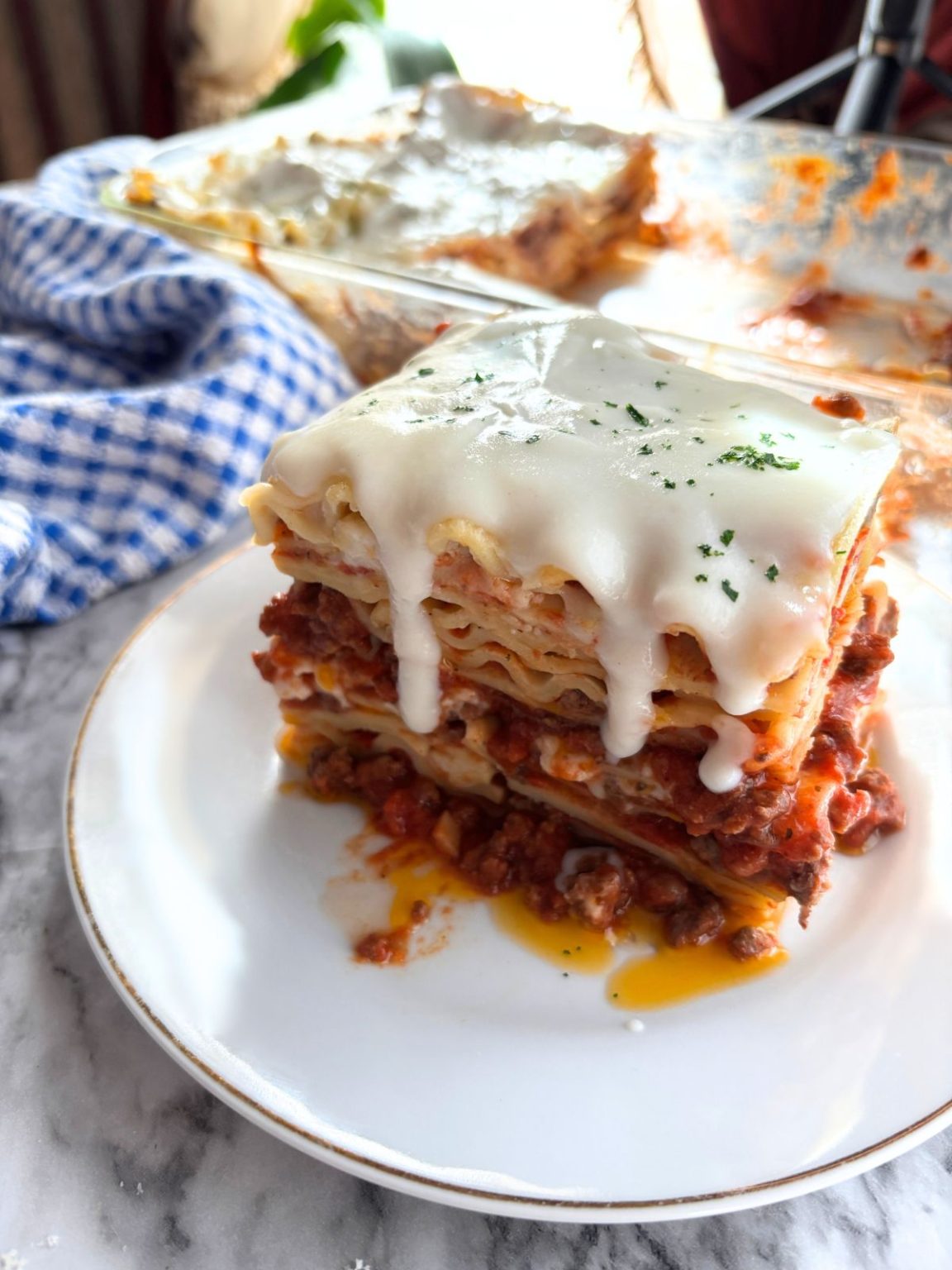 Creamy Lasagna Bolognese with Béchamel Sauce